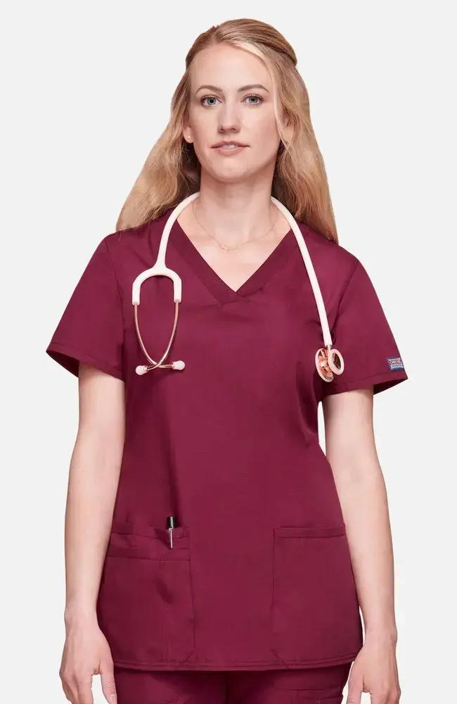 Cherokee Original Women's V-Neck Scrub Top WW645 Simply Scrubs Australia